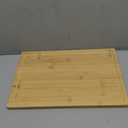 Bamboo Cutting Board for Kitchen, 18" Large Wood Charcuterie Cheese Board, Wooden Chopping Block with Side Handles and Juice Grooves