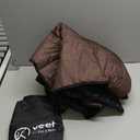 Veehoo Dog Bed for Car, Waterproof Car Dogs Bed with Bolster for Long Trips, Portable Dog Cars Seat Cover for Back Seat & Large Beds Extender for Dogs, Travel Accessories of SUV & Trucks (Brown)