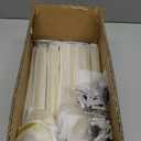 Gold Industrial Wall Mount Iron Pipe Shelf Bracket, DIY Open Bookshelf,Storage Shelves, Ceiling hung Shelves for Home Kitchen Bathroom Living Room Office(2PcsX5Tier,70" Tall,12"deep,Hardware Only)