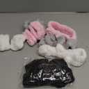 12 PCS Face Wash Headband Wristband Set for Women Girls, Soft Microfiber Facial Spa Hair Wraps Makeup Skincare Bath Headbands Wrist Bands for Washing FaceWhite, Pink, Gray, Black