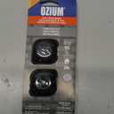 Ozium Membrane Car Vent Clip AC Air Fresheners Car Air Freshener and Car Odor Eliminator (Carbon Black, 2 Packs)