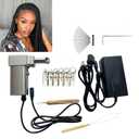 Dreadlocks Machine, Compatible for Locs Electric Handheld Portable Dreadlock Maker with 6 Sizes, Automatic Instant Loc Dreadlock Machine DIY Dreadlocks Braiding Hair(6/8/10/12/14/16 mm)