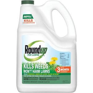 Roundup for Lawns Refill - Tough Weed Killer for Use on Northern Grasses, 1.25 gal.