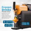 Iceman by Chefman Slush-Ease MAX 90oz Slushie Machine, 64oz Liquid Capacity Frozen Drink Maker & Slushy Machine with 5 Presets and LED Display, Perfect for Frozen Margaritas, Frappes, Smoothies