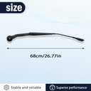 43513 & 43514 1 Pair Windshield Wiper Arm Fit for F-ord Escape 2013-2019 Front Left and Front Right Side Windshield Wiper Arm Replace CJ5Z17527A CJ5Z17526B