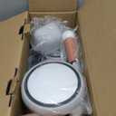 Umatoll Colorful Lighting Baby Balance Bike Toys for 1 Year Old Boys Gifts, Adjustable Seat Baby Walker, One Year Old Boy Birthday Gifts, 12-24 Months Toddler First Ride on Toys (Black)