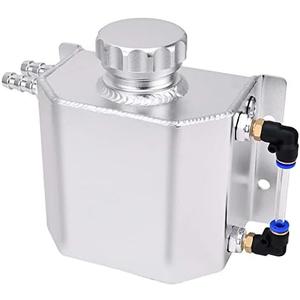 EVIL ENERGY Radiator Coolant Overflow Tank,Coolant Recovery Tank 1L Aluminum Universal