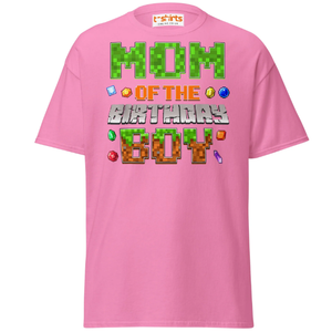 Mom Of The Birthday Boy Shirt It's My 7th Birthday Video Game Pixel T-Shirt, Small