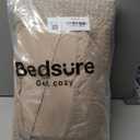 Bedsure Cotton Duvet Cover King - 100% Cotton Waffle Weave Khaki Duvet Cover King Size, GentleSoft and Breathable Tan Bedding Set for All Season, 3 Pieces, 104"x90"