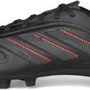 Adidas Unisex-Adult Copa Pure 3 Club Firm Ground/Multi Ground (9 Women/8 Men, Black/Carbon/Lucid Red)