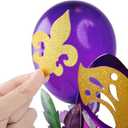 Cheerland Clearance Mardi Gras Table Decorations Mardi Gras Centerpiece for Masquerade Carnival Float New Orleans Party Decoration Mask Fat Tuesday Supplies Festival Purple Green Gold Birthday Decor