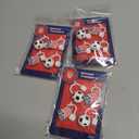 3 x U.S. Soccer Straw Toppers: Official Licensed Product, 4 Count Silicone Straw Covers, Soccer Ball and Logo Designs, Fits 9-10mm Straws, Reusable Straw Caps for Drinks and Travel