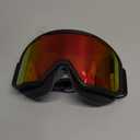 SMITH Blazer Goggles with Carbonic-x Lens  Performance Snowsports Goggles for Skiing & Snowboarding  For Men & Women (Black Red Sol-x Mirror)