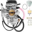 Carburetor Compatible with 2000-2006 Yamaha Big Bear 400 & Kodiak 400 YFM400, 2004-2006 Bruin 350, 2007-2012 Grizzly 350 450, 2006-2010 Wolverine 350 450 YFM 4x4 ATV Carb Replacement Parts