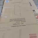 Bathroom Shower Glass Door 32 * 78" - 5/16"(8mm) Thick Clear Tempered Glass Panel, Fixed Hinged Framless Shower Glass Door with Clamps, Chrome