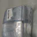 200 Pack Vertical ID Card Badge Holder Clear Plastic Sealable Waterproof Zip Name Tag for Work Office Nurse School