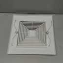 Baquler 1 Pcs 11 x 11'' Exhaust Bathroom Fan Cover with Springs Square Ceiling or Wall Mounted Ceiling Grill Vent Fan Fits Models 663 670 671 675 688 689 Ventilation Cover Replacement Accessories