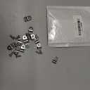 Speedway 1/4 Inch Stainless Steel Single Line Clamps Pack of 12 with #10-32 Button Head Screws for Brake and Fuel Line Mounting, Universal Fit