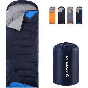 JEAUQIA Sleeping Bags for Adults Backpacking Lightweight Waterproof- Cold Weather Sleeping Bag for Girls Boys Mens for Warm Camping Hiking Outdoor Travel Hunting with Compression Bags
