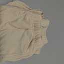 Women Comfy Jogger Pants Soft Tapered Baggy Joggers with Pockets Trendy Travel Workout Gym Sweatpants Beige S-M