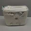 HUZNXVY 12x12 Storage Cube Bins, 6 Pack Reinforced Bottom Cardboard Foldable Box, Organizer for Closet Shelves, Heavy Home Storage Baskets (White Khaki)