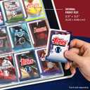 Topps Basketball Binder - 9 Pocket Trading Card Binder, Premium Durable Material, 35 Top-Loading Pages, 450 Card Capacity, Folder for Collectible Card Games, Sports, TCG