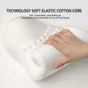 Lumbar Support Pillow for Car, Soothe Back Discomfort Back Support, Adjustable Straps Securely Fixed Car Seat Cushion, Ergonomic Memory Foam Back Support Pillow Fits Mid and Large Cars, SUVs, Trucks (Gray)