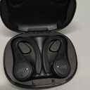 JVC Sport True Wireless Earbuds Headphones, Lightweight and Compact, Long Battery Life (up to 30 Hours), Sound with Neodymium Magnet Driver, Water Resistance (IPX5) - HAEC25TB (Black), Small