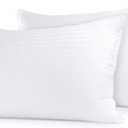 Sleep Restoration Gel Pillow - (2 Pack Queen) Best Hotel Quality Comfortable and Plush Cooling Gel Fiber Filled Pillow