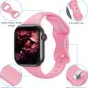 18 Pack Slim Bands Compatible with Apple Watch Band 49mm 46mm 45mm 44mm 42mm 41mm 40mm 38mm for Women Men, Sport Silicone Thin Narrow Strap for iWatch Series Ultra 11 10 9 8 SE 7 6 5 4 3 2 1