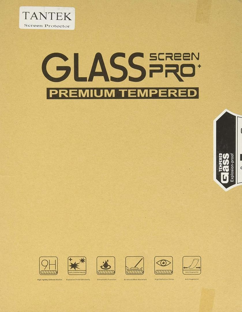 HD Clear Anti-Scratch Anti-Glare Anti-Fingerprint Tempered Glass Screen Protector for iPad 2/iPad3/iPad4 2 Pack