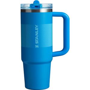 STANLEY Quencher ProTour Flip Straw Tumbler with Leakproof Lid | Built-In Straw & Handle | Cupholder Compatible for Travel | Insulated Stainless Steel Cup | BPA-Free (30 Ounces, Azure Fade)