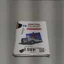 10'' Screen Magnifier Amplifier 3D HD Smart Mobile Phone Movies Amplifier with Leather Foldable Holder Stand for Any Smartphone (Black)