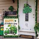 2 x Doncida 3 Pack Valentines Day Garden Flag St Patricks Day Garden Flag Easter Garden Flags 12 x 18 inch Double Sided Burlap Small Yard Flags for Outside Lawn Seasonal Decoration