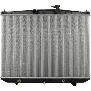 SCITOO Engine Coolant Aluminum Radiator Assembly for 2014-2016 for Toyota for Highlander 3.5L; Replace: 13449