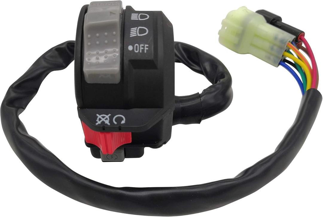 M MATI Left Handlebar Control Engine Start Run Off Headlight Switch for Yamaha ATV YFZ450 2004-2005 5TG-83973-09-00