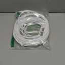 Cat6a Ethernet Cable Slim 100ft Outdoor & Indoor, 28AWG Pure Copper Cat6 Internet Cable for Waterproof & Direct Burial, Flexible Cat6 Ethernet Cable 10G 550MHZ, Cat 6 Network cable for Indoor White