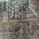 Madane Hallway Runner Rug - 2x5 Rug Runner Washable Runner Rugs Non-Slip Low-Pile Kitchen Runner Rug Laundry Room Rug Throw Carpet for Entrance Bedroom Living Room (2'x5', Turmeric/Grey)