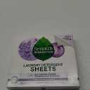 Seventh Generation Laundry Detergent Sheets, Up to 64 Loads, Fresh Lavender Scent, Removes Tough Stains, 0% Dyes and Artificial Fragrances, Safer for your family (32 Count (Pack of 1))
