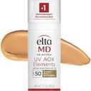 EltaMD UV AOX Elements Tinted Mineral Face Sunscreen Lotion, Tinted Moisturizer for Face SPF 50 with Antioxidants, For Dry Sensitive Skin 1.7 oz Pump