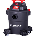 ECOMAX 6gal Wet/Dry Vacuum 1.2" Cleaning Path Black