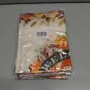 7 x Fall Garden Yard Flag 28 x 40 Inch Outside Double Sided Burlap Pumpkin Rugby Maple Leaf Welcome Flag Farmhouse Holiday Patio Lawn House Outdoor Decorations (Multicolor)