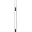 VEVOR Podium Stand, 41-Inch Acrylic Lectern, Portable Laptop Desk with Wide Reading Surface, Book Clips, Adjustable Angle, Floor-Standing, for Classroom, Wedding, Conference, Lecture and Concert