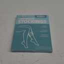 2 Pairs Sheer Compression Socks for Women - 15-20 mmHg Knee High Sheer Compression Stockings for Support Circulation Swelling Edema Work Office Travel, Beige, Medium