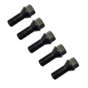 AMCC 14mm x 1.25 Wheel Lug Bolts (5Pcs) Compatible with BMW F30 F35 F10 F25 X3 E70 X5 Replace: 36136781151 36136890324