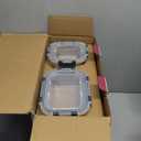 FineDine 24 Piece Premium Borosilicate Glass Meal Prep Containers Glass - Airtight Food Storage Containers with Lids, Hinged Locking Lid, BPA Free, For Meal Prep/Freezer/Oven