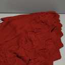 TOCHGREEN Red Knitted Christmas Tree Skirt 36 Inch Luxury Cable Knitted Thick Rustic Vintage Xmas Tree Mat Boho Under Tree Skirt Farmhouse Holiday Christmas Decor New Year Home Party Decor