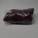 chouyatou Men's Mid-Length Single Breasted Wool Blend Top Coat (Medium, Notch-Burgundy)