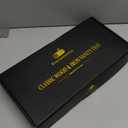 Toilet Paper Basket Organizer  Acacia Wood Toilet Tank Tray with Metal Frame, Back of Tank or Top Bathroom Counter Storage  Black & Acacia Modern Decor (13" x 6.5" x 2")