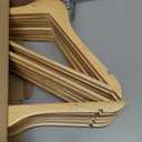 StorageWorks Wooden Hangers 20 Pack, Wood Coat Hanger for Coats, Shirts, Jackets, Pants, Suits, Natural Wood Color